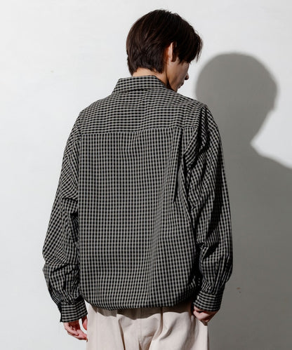 FREAK’S STORE / 下擺抽繩長袖襯衫