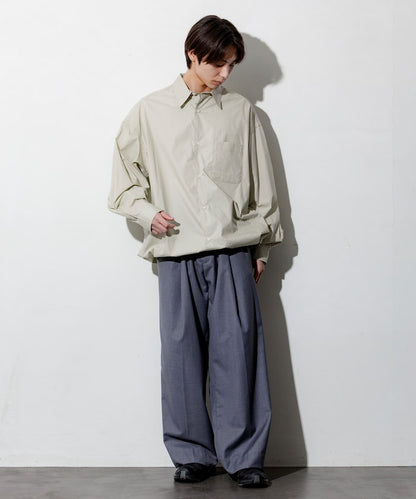 FREAK’S STORE / 下擺抽繩長袖襯衫