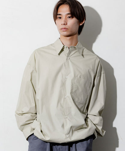 FREAK’S STORE / 下擺抽繩長袖襯衫