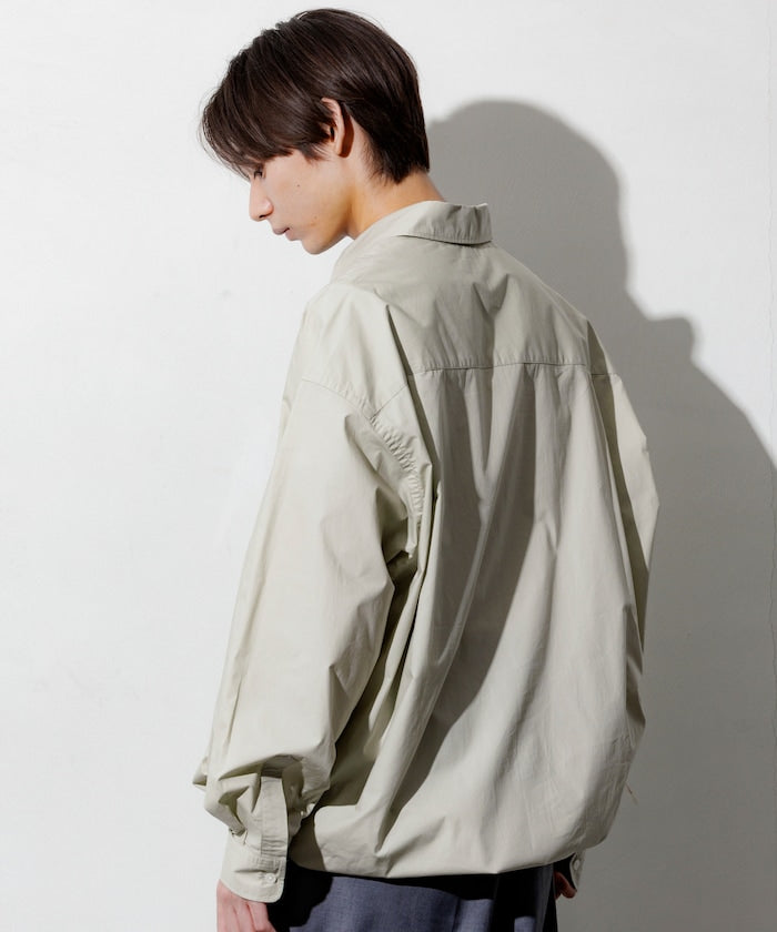 FREAK’S STORE / 下擺抽繩長袖襯衫