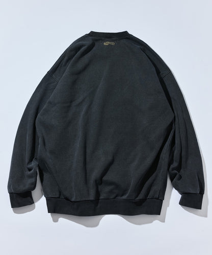 NAUTICA X REEBOK / 重磅 弧形標誌 刷色 圓領衫