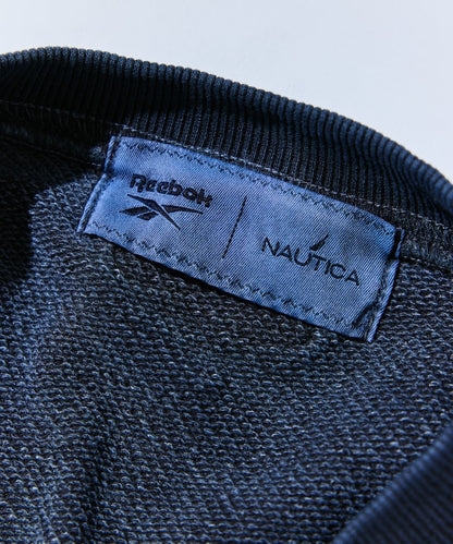 NAUTICA X REEBOK / 重磅 弧形標誌 刷色 圓領衫