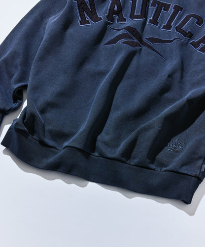 NAUTICA X REEBOK / 重磅 弧形標誌 刷色 圓領衫