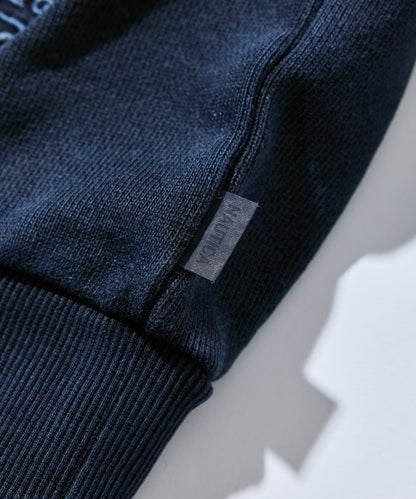 NAUTICA X REEBOK / 重磅 弧形標誌 刷色 圓領衫