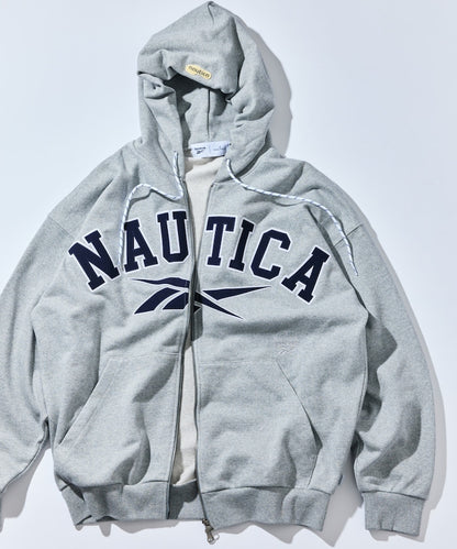 NAUTICA X REEBOK / 弧形標誌 重磅 連帽拉鍊外套