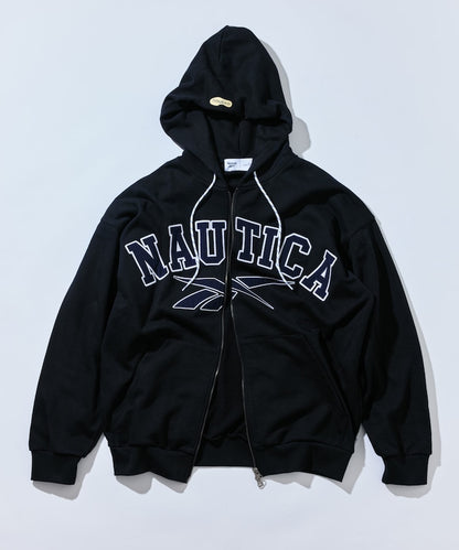 NAUTICA X REEBOK / 弧形標誌 重磅 連帽拉鍊外套