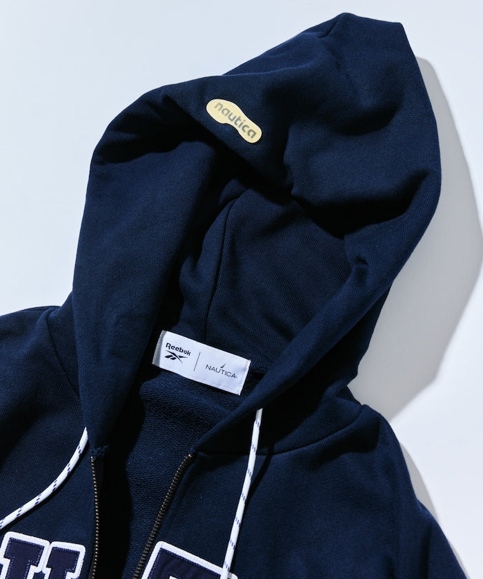 NAUTICA X REEBOK / 弧形標誌 重磅 連帽拉鍊外套