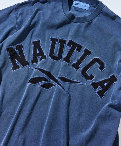 NAUTICA X REEBOK / 弧形 復古水洗 短袖T恤