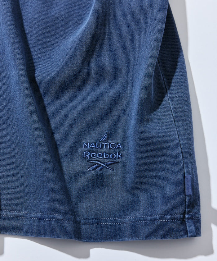 NAUTICA X REEBOK / 弧形 復古水洗 短袖T恤