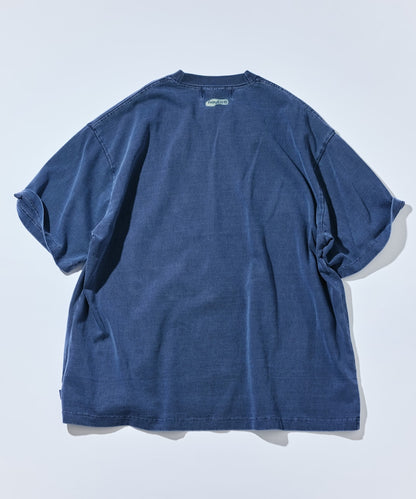 NAUTICA X REEBOK / 弧形 復古水洗 短袖T恤