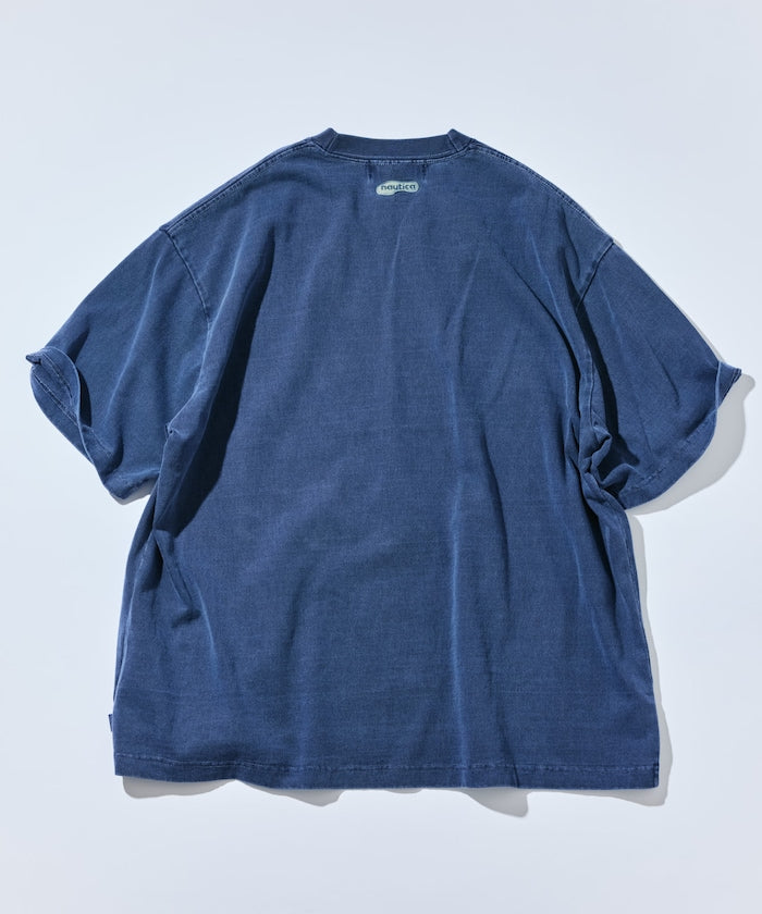 NAUTICA X REEBOK / 弧形 復古水洗 短袖T恤