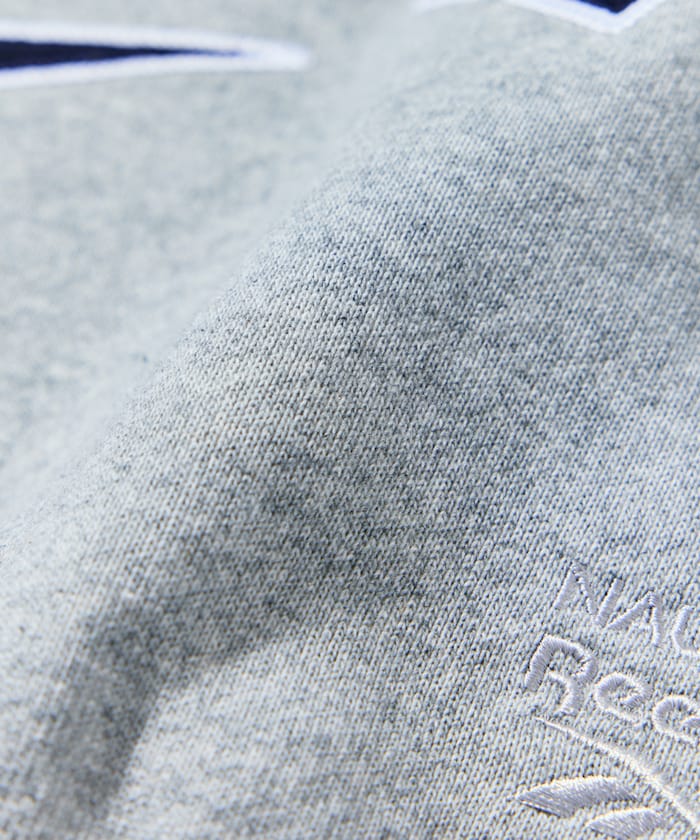 NAUTICA X REEBOK / 弧形LOGO落肩短版 圓領衫 (女生)