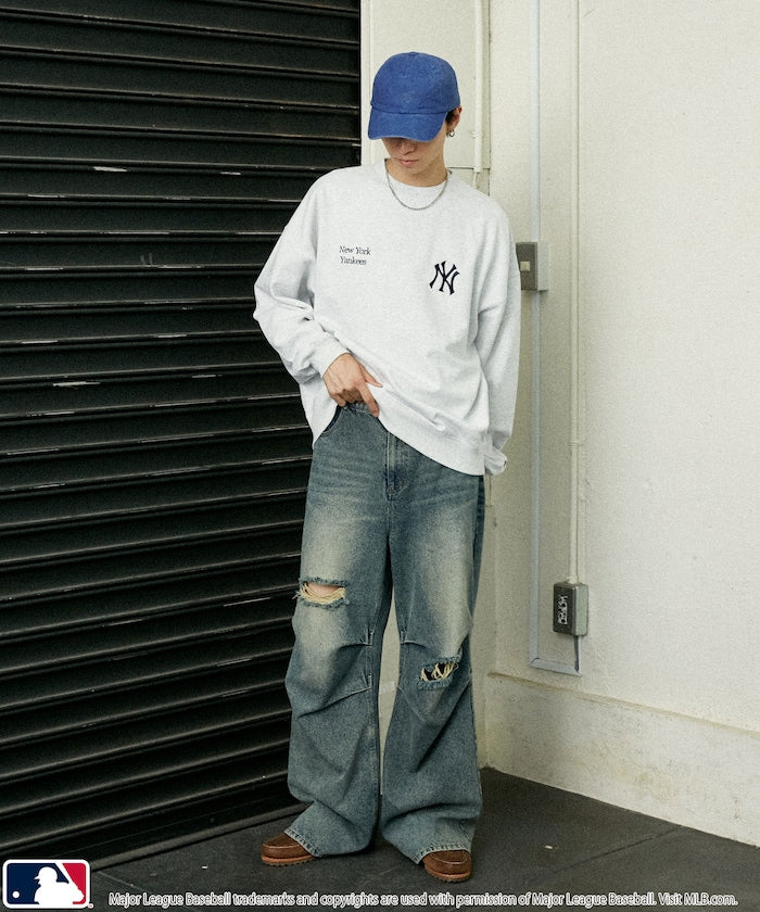 MLB X FREAK’S STORE / 刺繡圓領衫