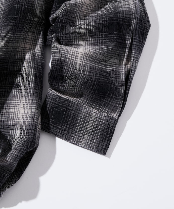 FREAK’S STORE / 漸層格紋 束口 襯衫