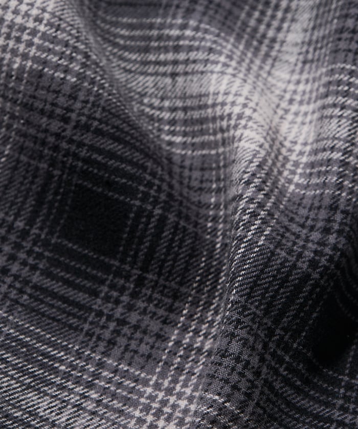 FREAK’S STORE / 漸層格紋 束口 襯衫