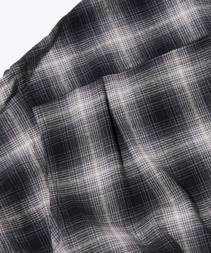 FREAK’S STORE / 漸層格紋 束口 襯衫