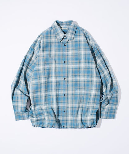 FREAK’S STORE / 漸層格紋 束口 襯衫