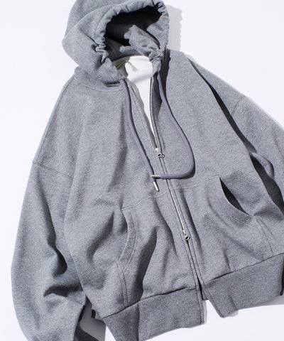 FREAK’S STORE / 寬鬆立體剪裁  拉鍊連帽外套