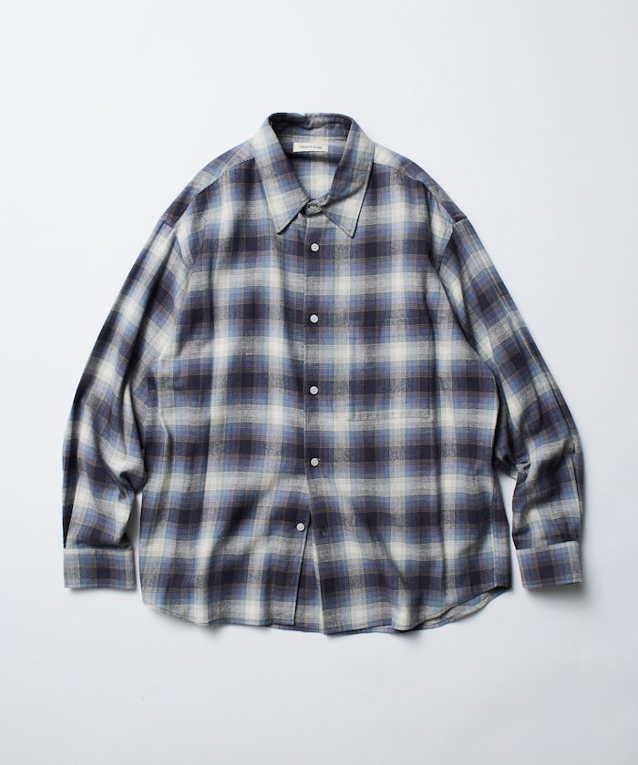 FREAK’S STORE / 柔棉格紋襯衫