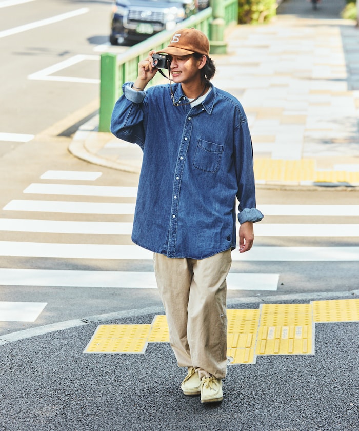 NAUTICA / 7oz 丹寧 BD 休閒襯衫