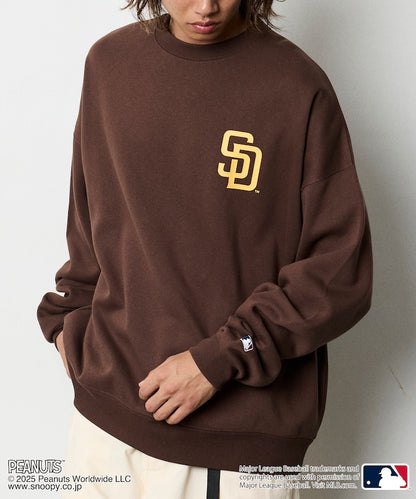 MLB × PEANUTS /  PADRES 圓領衫