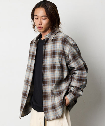 FREAK’S STORE / 柔棉格紋襯衫