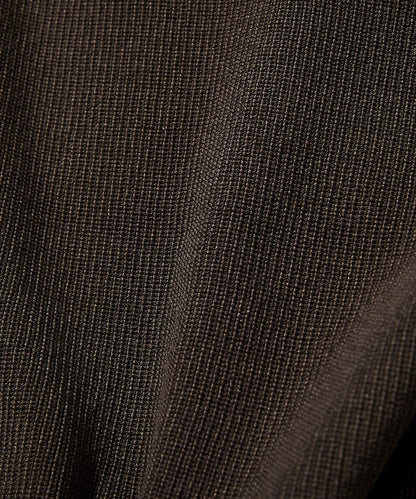 FREAK’S STORE / 拼接抽繩下襬 針織圓領衫