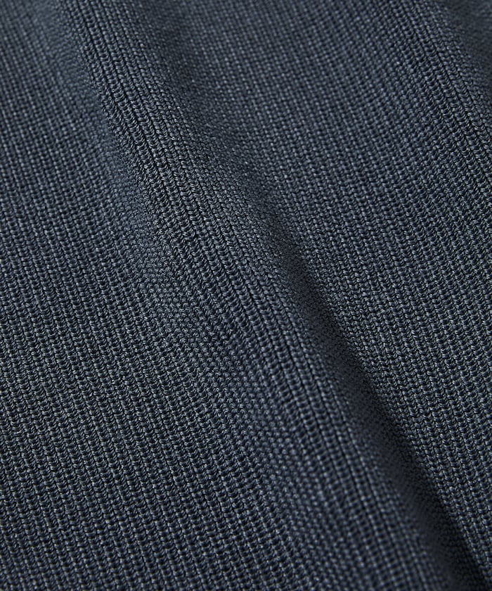 FREAK’S STORE / 拼接抽繩下襬 針織圓領衫