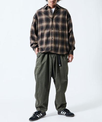 FREAK’S STORE / 漸層格紋 束口 襯衫