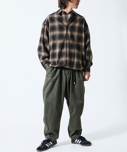 FREAK’S STORE / 漸層格紋 束口 襯衫