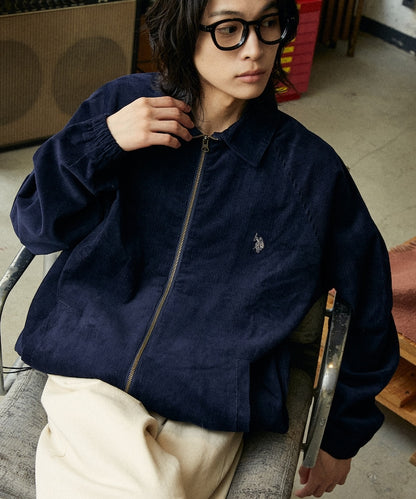 U.S. POLO ASSN. / 雙向拉鍊短版立領外套
