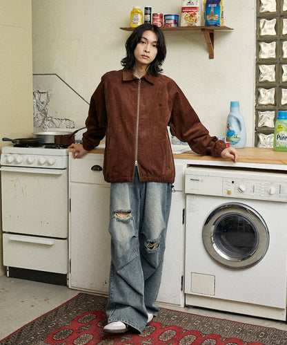 U.S. POLO ASSN. / 雙向拉鍊短版立領外套