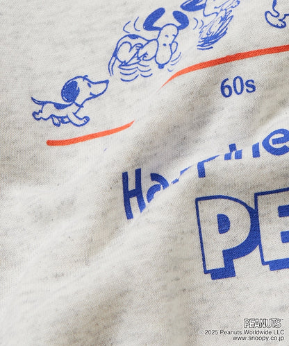 PEANUTS x FREAK’S STROE / 75週年 寬鬆落肩 圓領衫