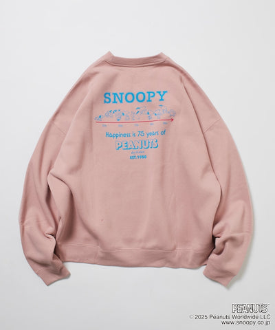 PEANUTS x FREAK’S STROE / 75週年 寬鬆落肩 圓領衫