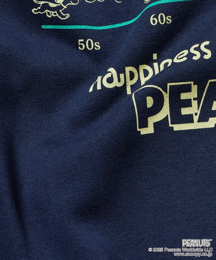 PEANUTS x FREAK’S STROE / 75週年 寬鬆落肩 圓領衫