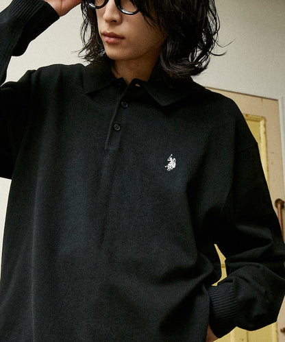 U.S. POLO ASSN. / SWEAT LIKE KNIT POLO衫