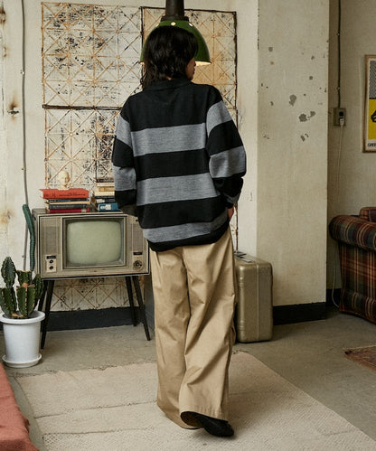 U.S. POLO ASSN. / SWEAT LIKE KNIT POLO衫