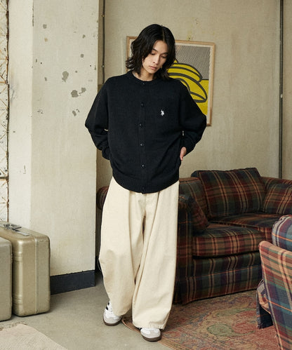 U.S. POLO ASSN. / 圓領針織開襟衫