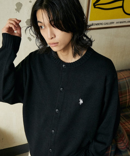 U.S. POLO ASSN. / 圓領針織開襟衫