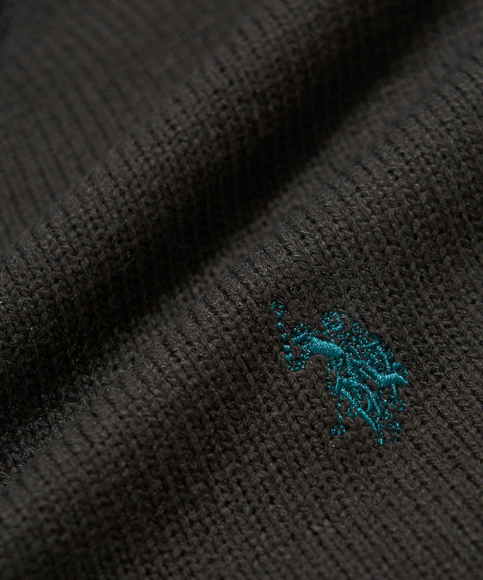U.S. POLO ASSN. / 圓領針織開襟衫
