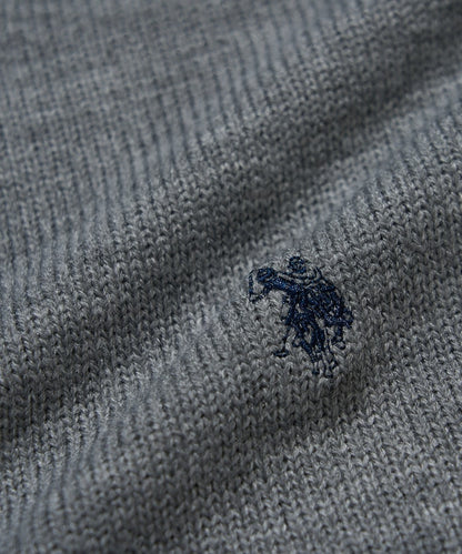 U.S. POLO ASSN. / 圓領針織開襟衫