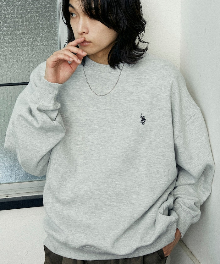 U.S. POLO ASSN. / 刷毛 圓領衫