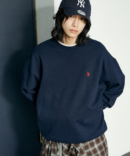 U.S. POLO ASSN. / 刷毛 圓領衫
