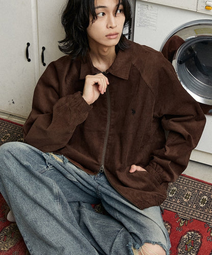 U.S. POLO ASSN. / 雙向拉鍊短版立領外套