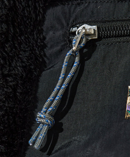 FREAK’S STORE / 寬鬆剪裁 雙面穿尼龍 × 羊羔絨外套