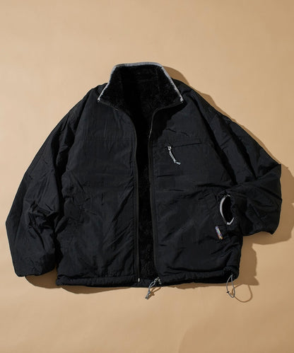 FREAK’S STORE / 寬鬆剪裁 雙面穿尼龍 × 羊羔絨外套