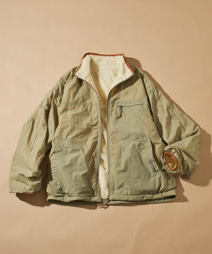 FREAK’S STORE / 寬鬆剪裁 雙面穿尼龍 × 羊羔絨外套