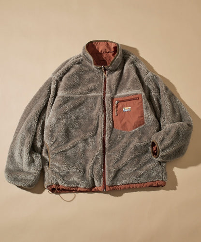 FREAK’S STORE / 寬鬆剪裁 雙面穿尼龍 × 羊羔絨外套