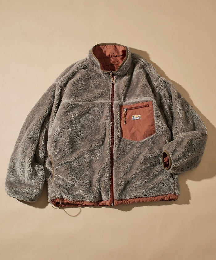 FREAK’S STORE / 寬鬆剪裁 雙面穿尼龍 × 羊羔絨外套