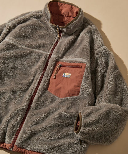 FREAK’S STORE / 寬鬆剪裁 雙面穿尼龍 × 羊羔絨外套